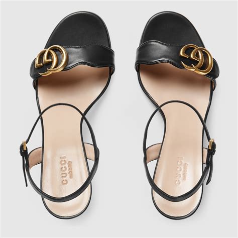 gucci sandals women black